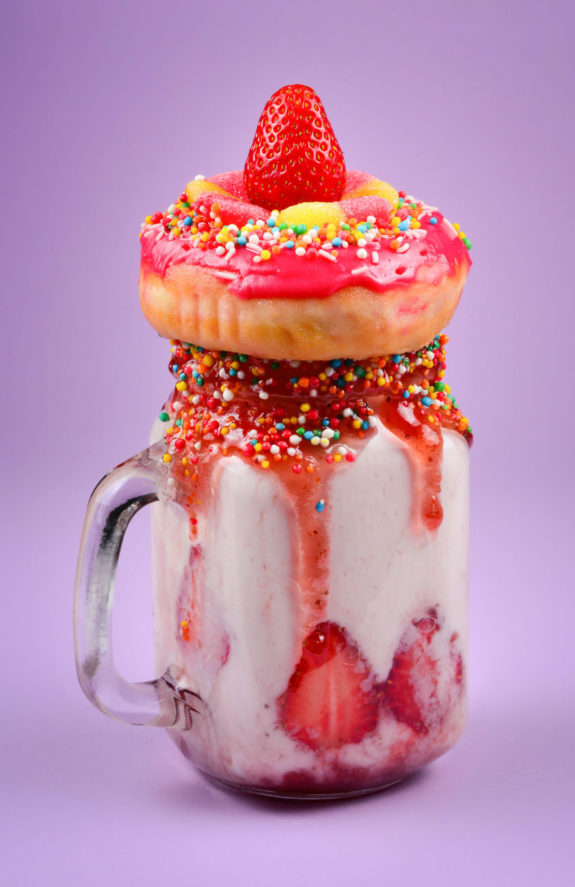 Freakshake. Extreme milkshake.