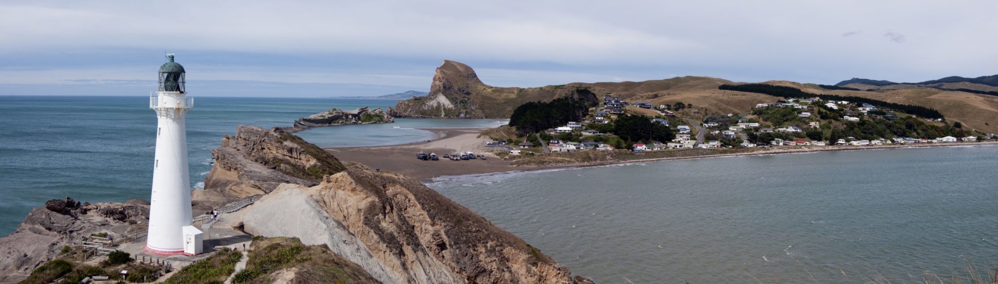 Castlepoint lighthouse, Wairarapa, New Zealand